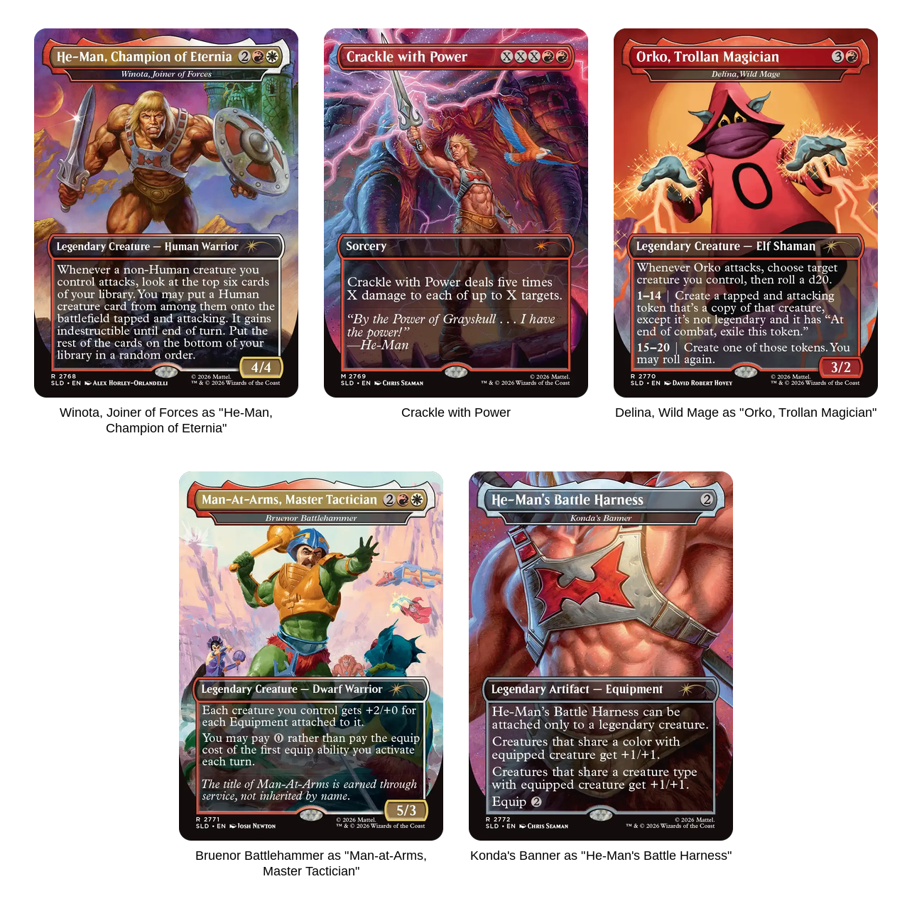 Secret Lair x Masters of the Universe: By the Power of Grayskull!