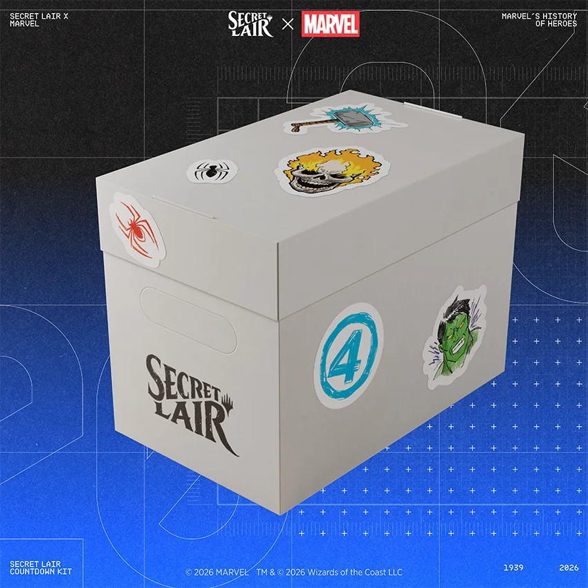 Secret Lair Countdown Kit: Marvel's History of Heroes