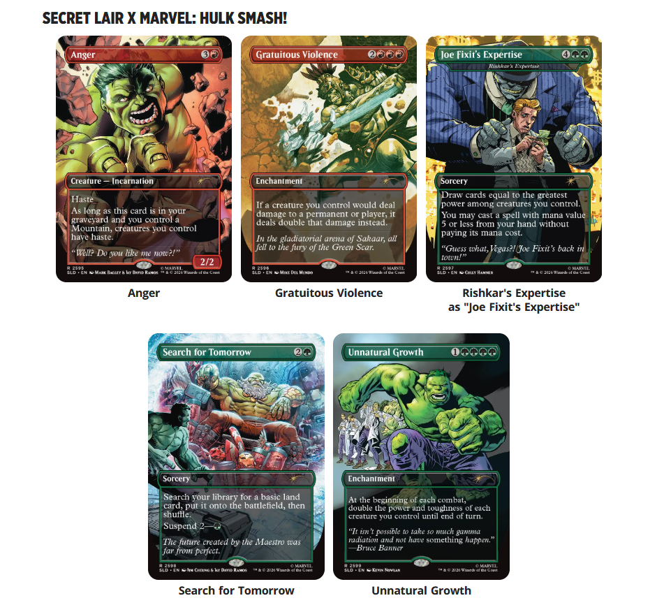 Secret Lair x Marvel: Hulk SMASH!